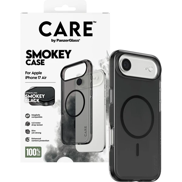 PanzerGlass® CARE Smokey kryt s MagSafe Apple iPhone Air kouřový/černý - Pouzdra - Obrázek EODH000K01