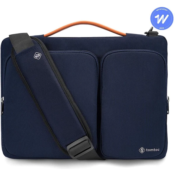 tomtoc Messenger 16" MacBook Pro 2019 tmavěmodrá - Brašny - Hlavní obrázek