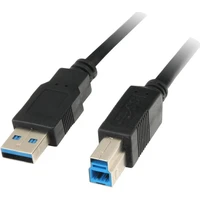 PremiumCord USB-A/USB-B propojovací kabel 5m černý - Kabely a redukce