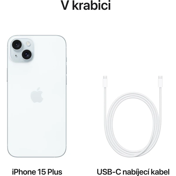 Apple iPhone 15 Plus 512GB modrý - Mobilní telefony - Obrázek EQ39000601