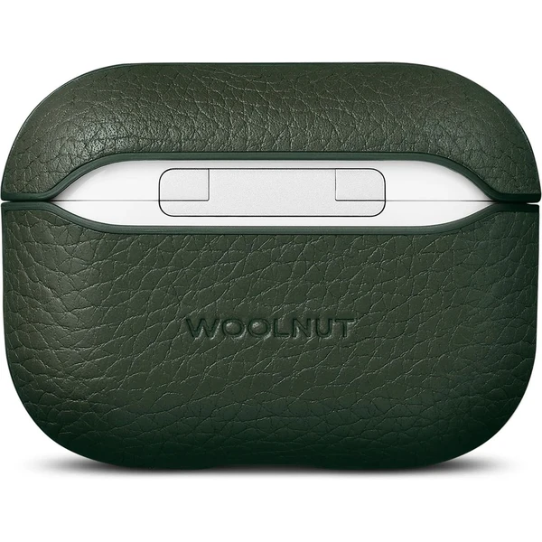 Woolnut Leather kožené pouzdro pro AirPods Pro 3. generace tmavě zelené - Pouzdra - Obrázek EQJI000K01