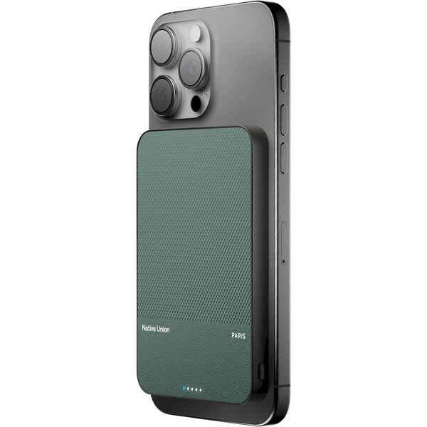 MagSafe powerbanka Native Union (Re)Classic 5000mAh - zelená