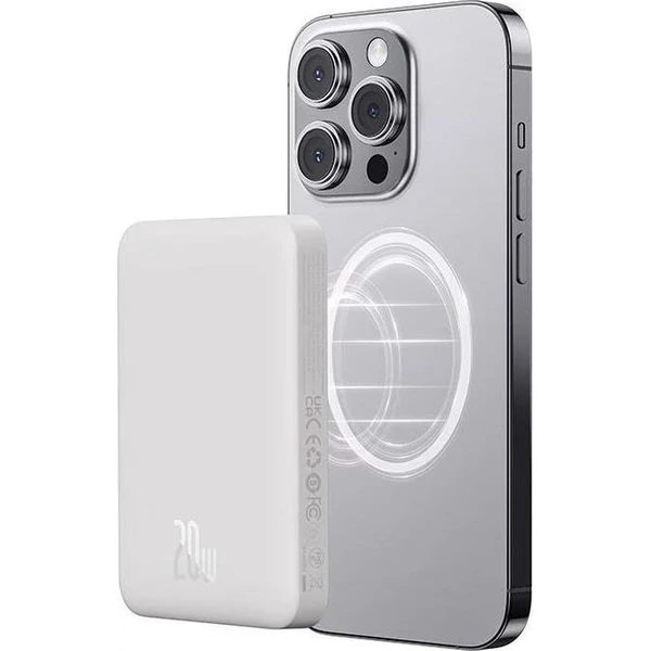 Baseus Magnetic Mini Air 10000mAh, 20W bílá - Powerbanky - Obrázek ESHL000K01