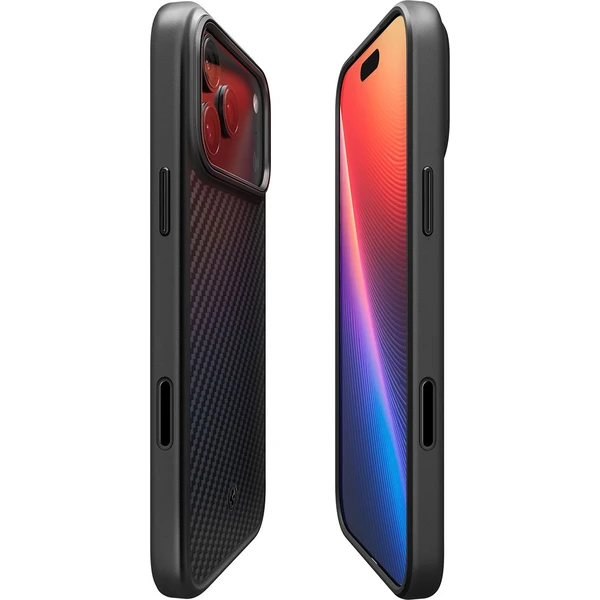 Spigen Enzo Aramid T kryt iPhone 17 Pro Max black - Pouzdra - Obrázek ESJH000K01