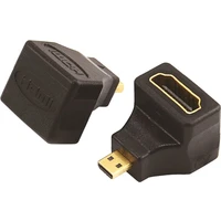 PremiumCord HDMI/Micro HDMI redukce se zahnutým konektorem černá - Kabely a redukce