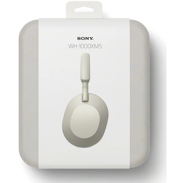 Sony WH-1000XM5 bezdrátová sluchátka stříbrná - Sluchátka - Obrázek ET0D300401