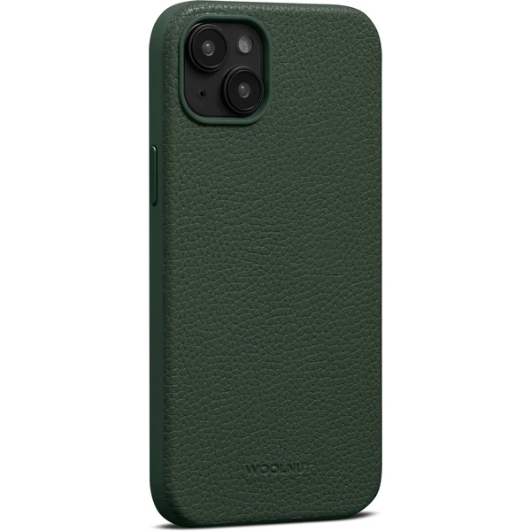 Woolnut MagSafe kožený kryt pro iPhone 15 Plus tmavě zelený - Pouzdra - Obrázek EU00000L01
