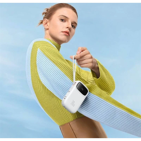 Baseus Qpow2 powerbanka 10000mAh bílá - Powerbanky - Obrázek EUTL000K01
