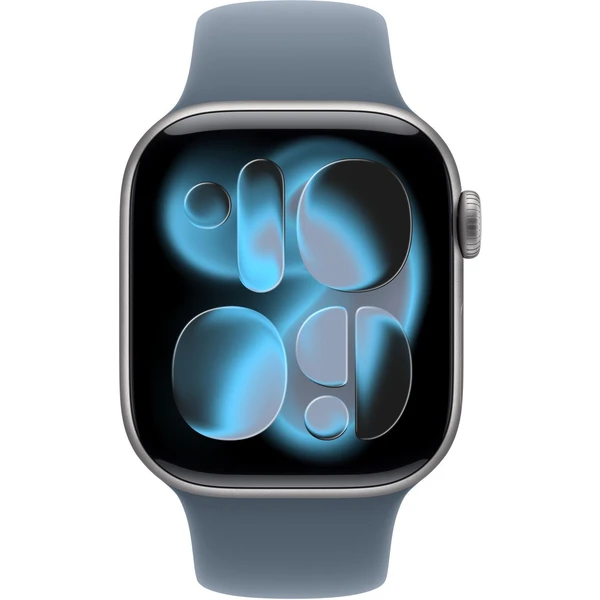 Apple Watch 42/41/40/38mm ocelově modrý sportovní řemínek M/L - Řemínky - Obrázek EUWH000K01