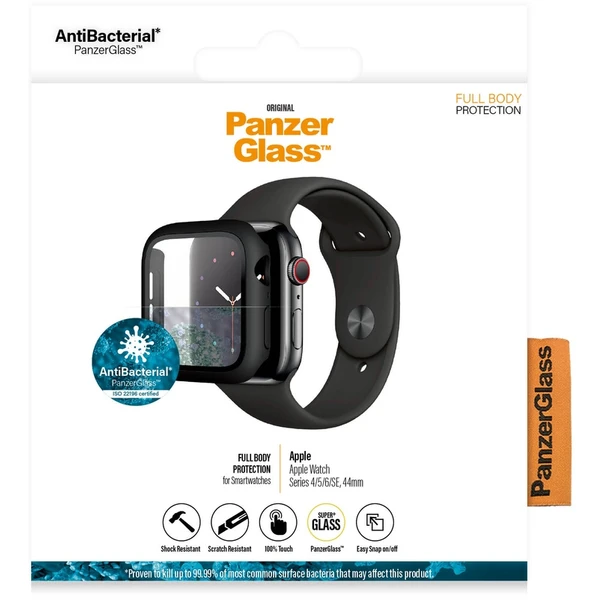 PanzerGlass Full Body Protection Apple Watch 4/5/6/SE 44mm černý - Pouzdra - Obrázek EV4N600301