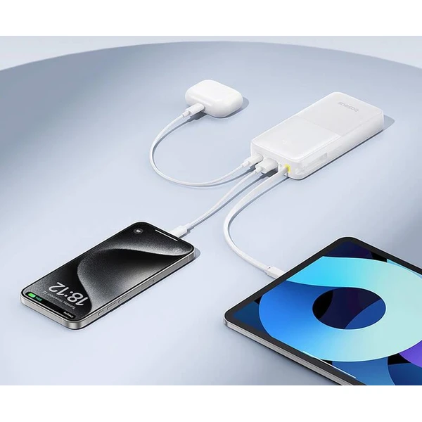 Baseus Bipow 2 20000mAh, 20W bílá - Powerbanky - Obrázek EVHL000K01