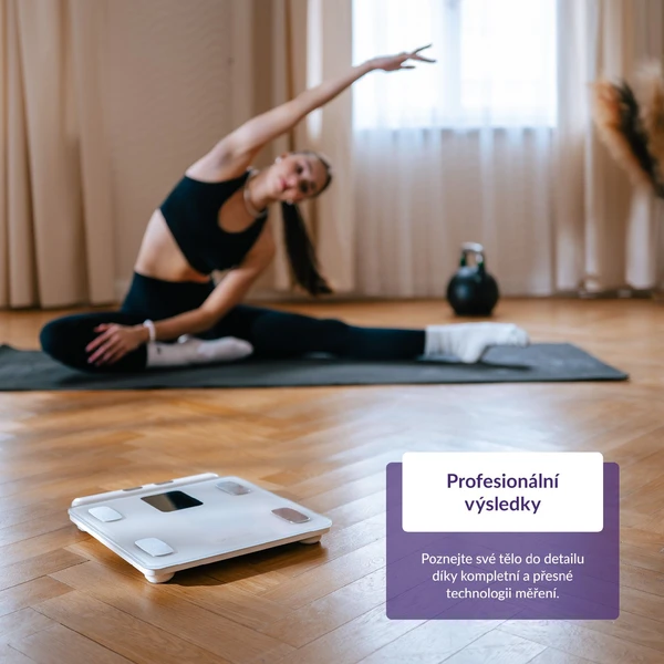 TrueLife FitScale W8 chytrá váha bílá - Chytré váhy - Obrázek EVUL000K01