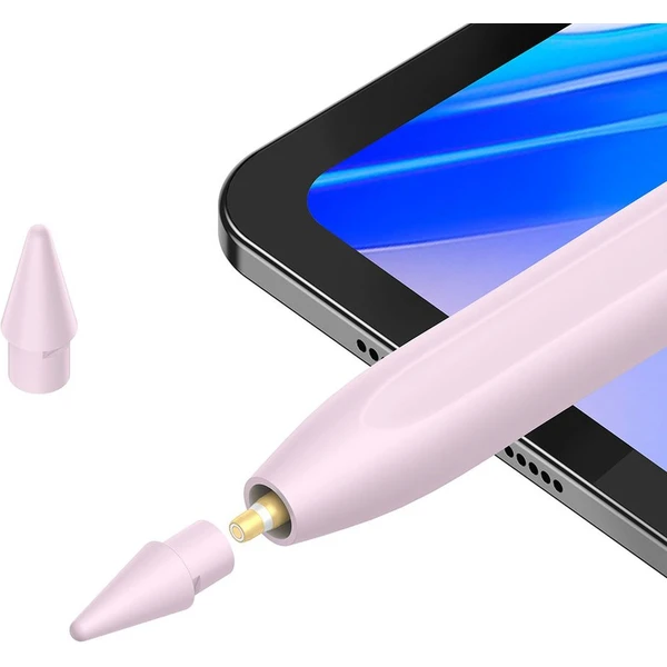 Baseus Smooth Writing 2 stylus s aktivním bezdrátovým nabíjením růžový - Stylusy - Obrázek EVWI000K01
