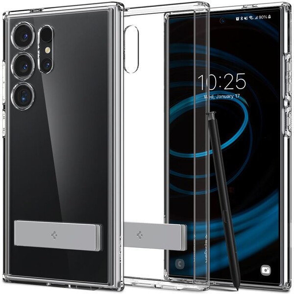 Spigen Ultra Hybrid S kryt Samsung Galaxy S24 Ultra čirý