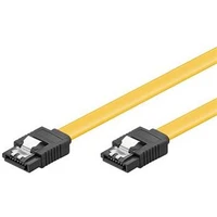 PremiumCord 1.0m SATA 3.0 datový kabel 1.5GBs / 3GBs / 6GBs, kov.západka - Kabely a redukce