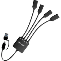i-tec USB-C/USB-A Hub 4v1 černý - USB huby
