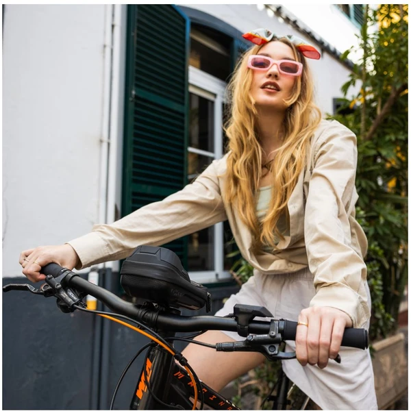 FIXED Bikee Bag 2 odnímatelné pouzdro na kolo černé - Pouzdra - Obrázek EXM5000J01