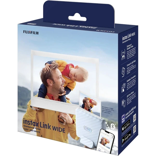 Fujifilm Instax Link Wide tiskárna Ash White - Tiskárny - Obrázek EZQ6000P01