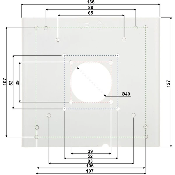 Uniview adaptér pro montáž na sloup, pro Uniview kamery - Držáky - Obrázek EZVF300401