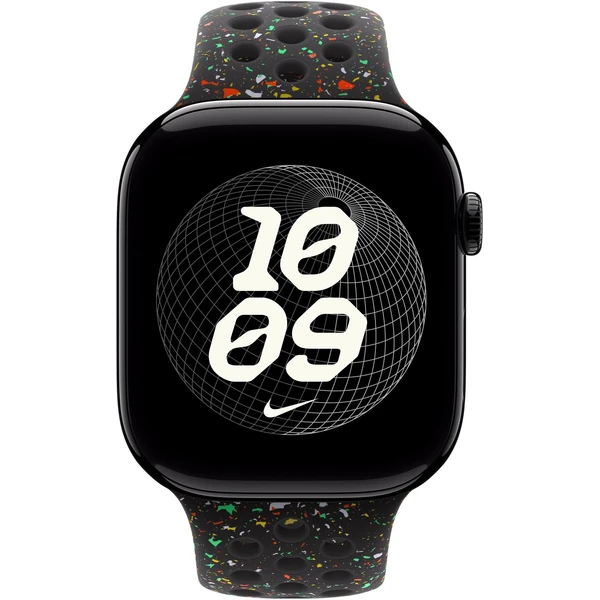 Apple Watch 49/46/45/44mm Midnight Black sportovní řemínek Nike S/M - Řemínky - Obrázek F01I000K01