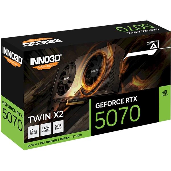 INNO3D NVIDIA GEFORCE RTX 5070 Twin X2 12GB GDDR7 - Grafické karty - Obrázek F0DG000L01