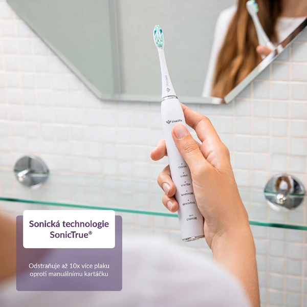 TrueLife SonicBrush Clean30 sonický zubní kartáček bílý - Zubní kartáčky - Obrázek F0H0000P01