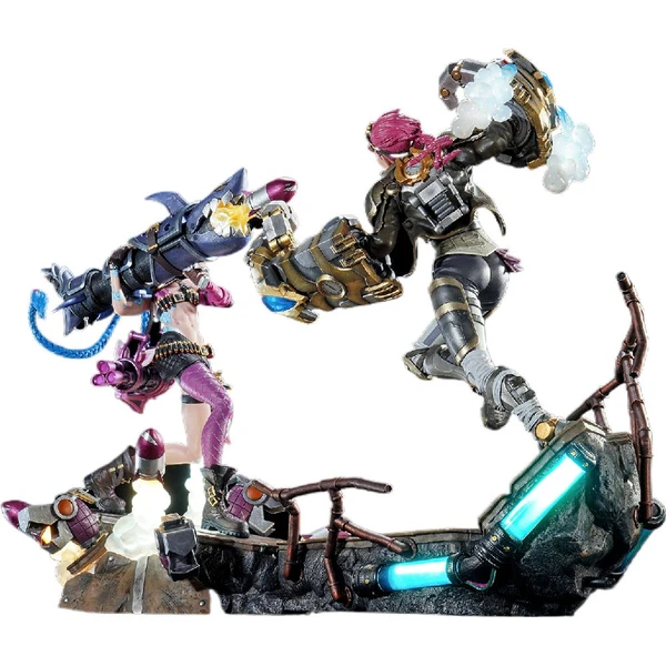 Soška PureArts League of Legends - Jinx & Vi 1/6 Scale Statue Bundle - Sochy a sošky - Obrázek F0Q7000J01