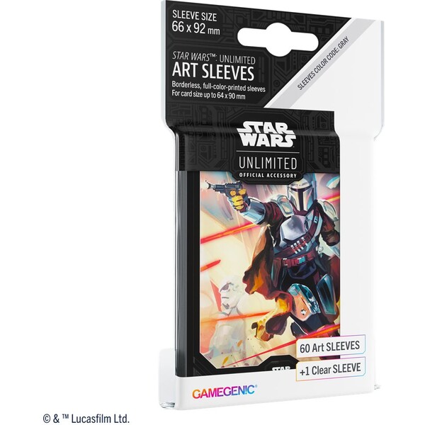 Gamegenic - Star Wars: Unlimited - Art Sleeves - Mandalorian