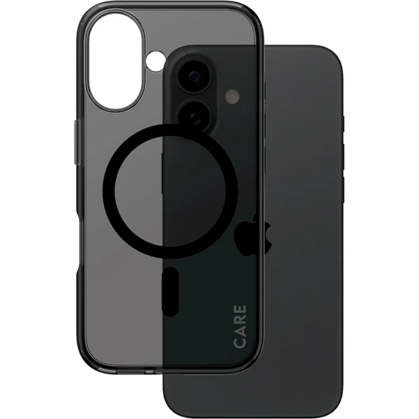 PanzerGlass® CARE kryt Apple iPhone 16 MagSafe Smokey kouřový/černý - Pouzdra - Obrázek F108000P01