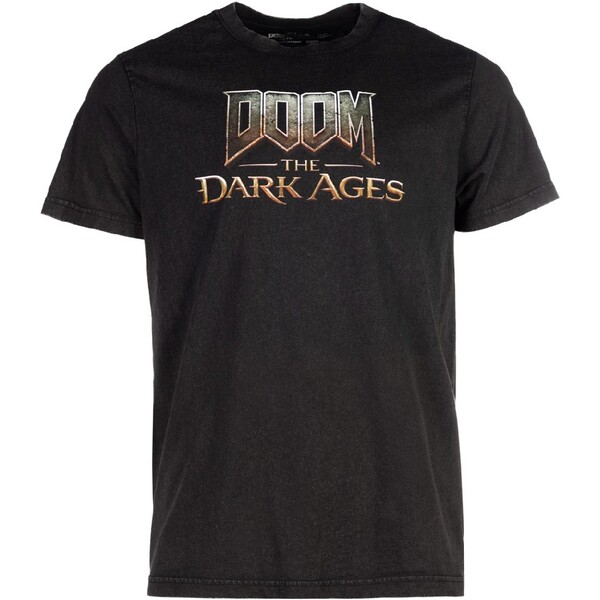 Tričko DOOM: The Dark Ages - Washed Out Logo S