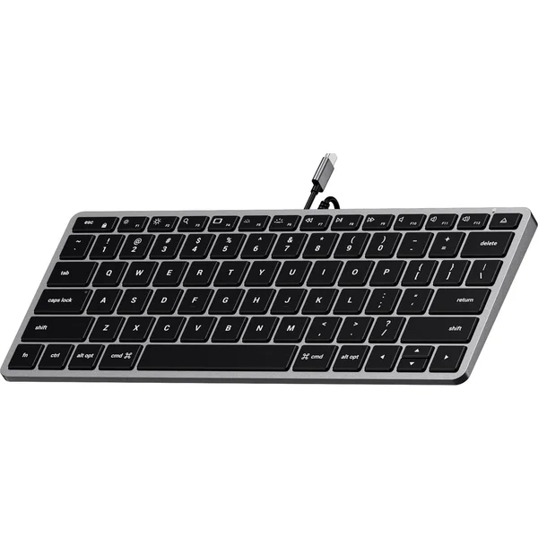 Satechi Slim W1 USB-C klávesnice US vesmírně šedá - Klávesnice - Obrázek F1BT000501