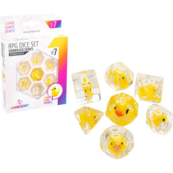 Gamegenic RPG set kostek Rubber Duck