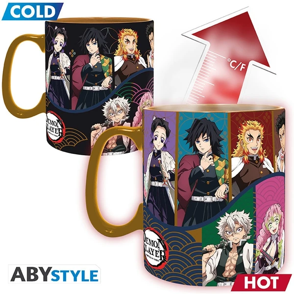 Hrnek Abysse Corp Demon Slayer - Hashira (měnící se motiv) 460 ml - Hrnky - Obrázek F1DJ000K01