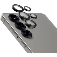 PanzerGlass® Hoops® Ceramic Samsung Galaxy S25 Ultra černé ochranné kroužky pro čočky fotoaparátu - Ochranné folie a skla