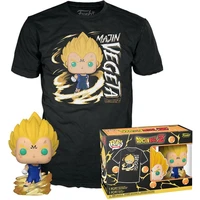 Funko POP! & Tee Box: DBZ- Majin Vegeta (GITD) S - Dárkové sety