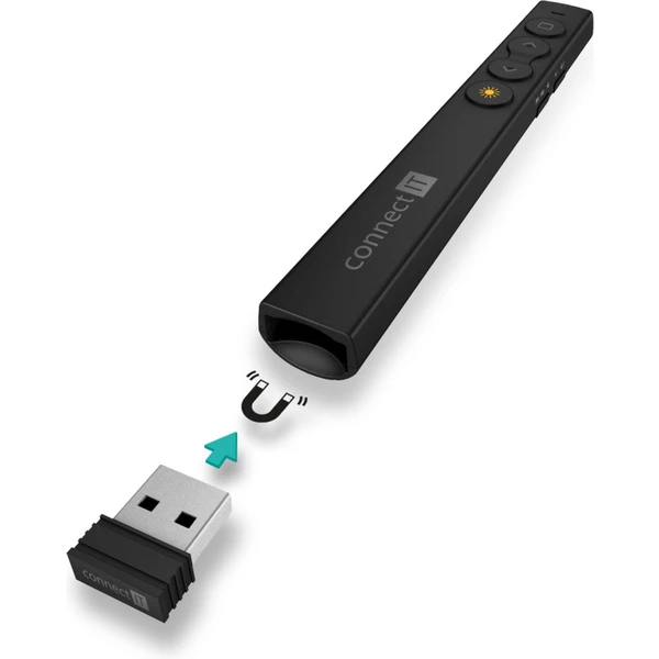 CONNECT IT laserové ukazovátko (AAA baterie) černé - Ovladače - Obrázek F1N0000P01