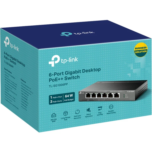 TP-Link TL-SG1006PP - Switche - Obrázek F1X0000P01
