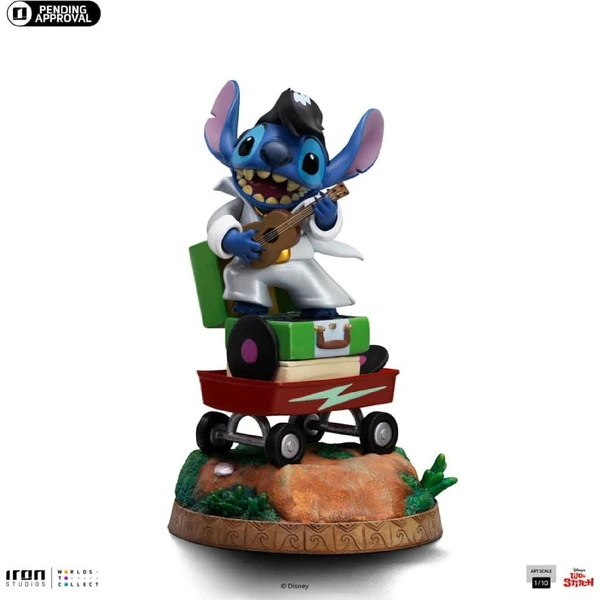 Soška Iron Studios Art Scale 1/10 Disney Classics - Stitch King of Rock - Sochy a sošky - Obrázek F1YK000K01