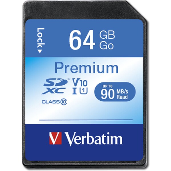 VERBATIM SDXC karta 64GB Class 10