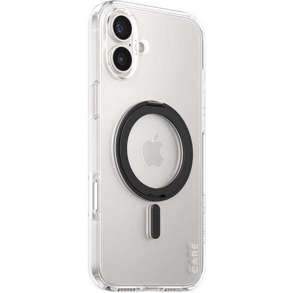PanzerGlass® CARE kryt Apple iPhone 16 Plus MagSafe KickStand čirý/černý