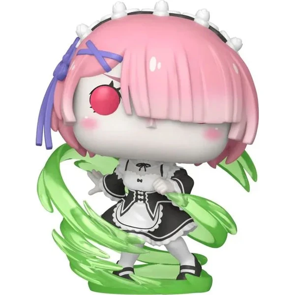 Funko POP! #2116 Animation Plus: Re:ZERO - Ram (Wind Magic) (GITD) - Funko POP! - Obrázek F2JM000K01