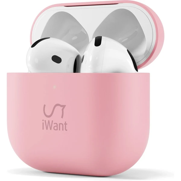 iWant silikonové pouzdro pro Airpods 4/4 (ANC) růžové - Pouzdra - Obrázek F2XD000J01