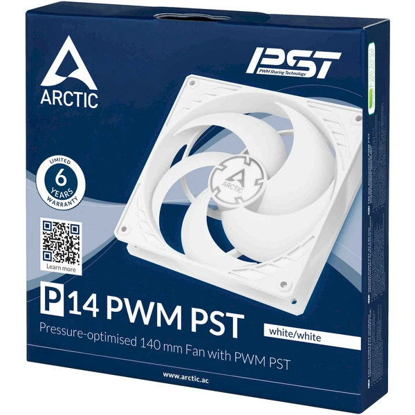 Arctic P14 PWM PST bílý - Ventilátory pro PC - Obrázek F33B000L01