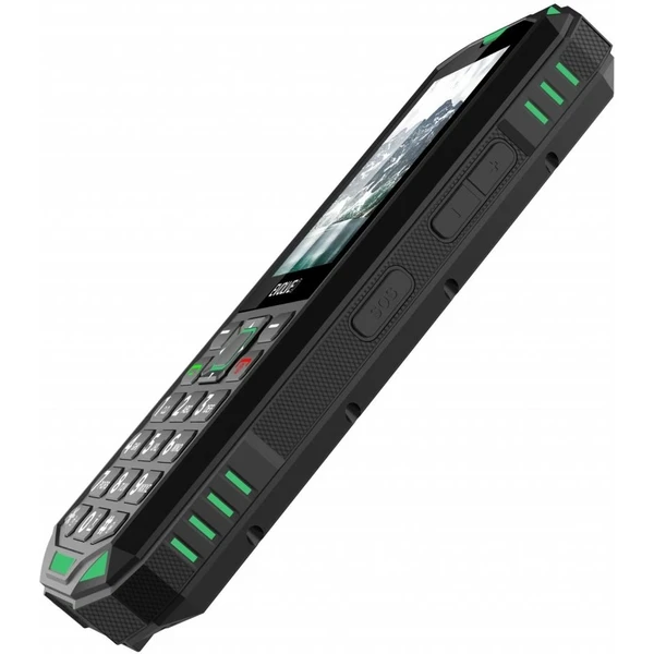 EVOLVEO StrongPhone X5 vodotěsný odolný Dual SIM telefon černo-zelený - Mobilní telefony - Obrázek F33F000P01