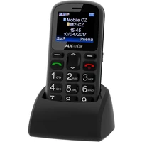 ALIGATOR A321 Senior šedo-černý + stolní nabíječka - Mobilní telefony