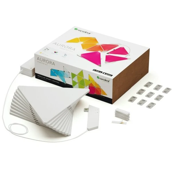 Nanoleaf Aurora chytré osvětlení Starter Pack - Svítidla - Obrázek F42I000101