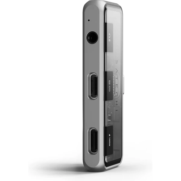 Satechi Mobile XR Hub s duálním USB-C a audio portem vesmírně šedý - USB huby - Obrázek F4BF000O01