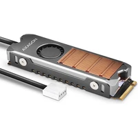 AXAGON CLR-M2FAN měděný chladič s ventilátorem pro oboustranné M.2 SSD - Chladiče