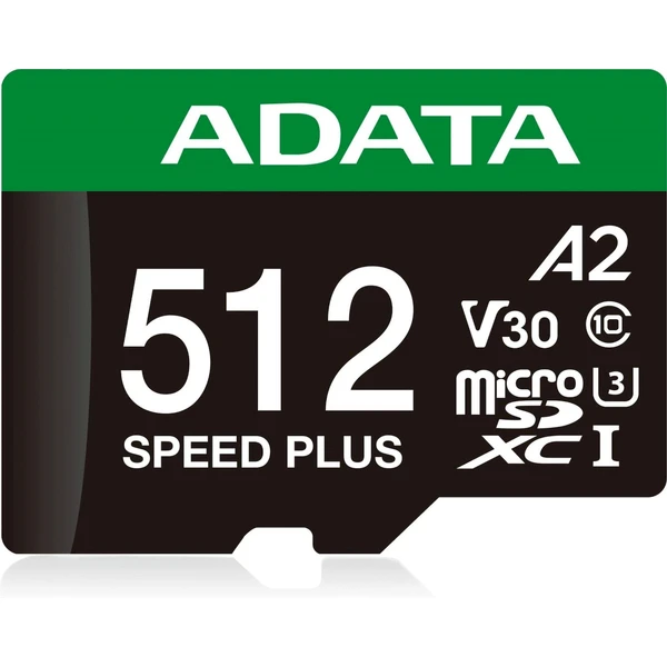 ADATA Speed Plus microSDXC 512GB + SD adaptér - Paměťové karty - Obrázek F4SK000K01