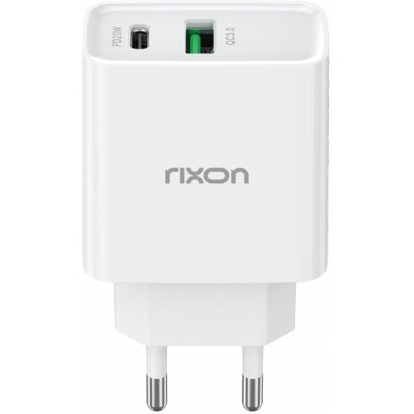 Rixon nabíjecí adaptér 20W USB-C/USB-A PD20W